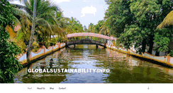 Desktop Screenshot of globalsustainability.info
