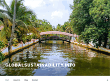 Tablet Screenshot of globalsustainability.info